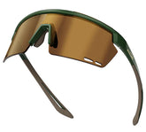 Gafas de Ciclismo Magicshine Rouleur Classic Verde/Café